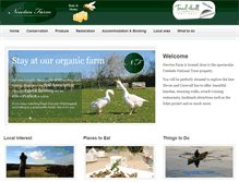 Tablet Screenshot of newtonfarmcornwall.com